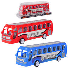 TOY BUS TOY BUS FOR KIDS PLASTIC TOY BUS BLUE COLOR BUS LUXURY BUS MODEL TOY